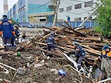 В пострадавший от паводка город на Среднем Урале прибыл глава МЧС