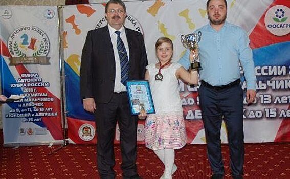 Саратовская 7-летняя шахматистка взяла «бронзу» на Кубке России