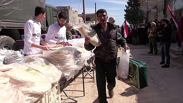 ЦПВС передал гумпомощь семьям под Алеппо