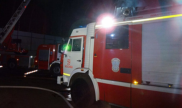 В пожаре на северо-востоке Москвы погиб человек