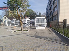 В Зеленоградске готовятся к установке кабинок на колесо обозрения «Глаз Балтики»
