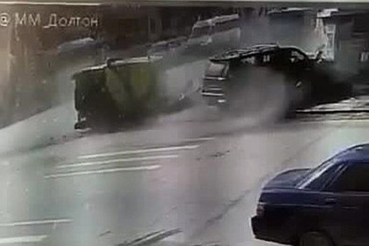 Момент смертельного ДТП со скорой помощью в российском городе попал на видео