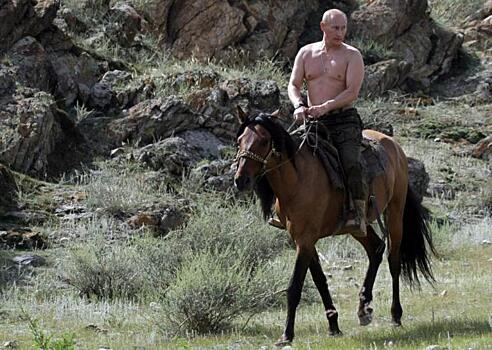 Путин прокомментировал свои фото верхом на медведе