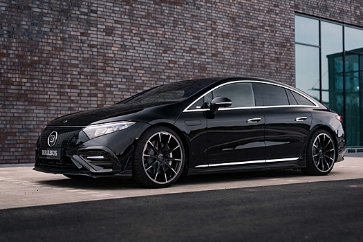 Новый тюнинг-пакет от Brabus добавляет 50 километров к запасу хода электрического Mercedes-Benz EQS