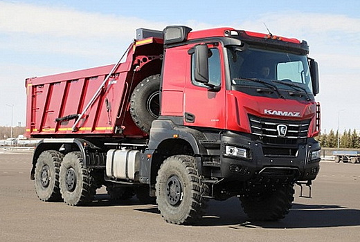 В России стали продавать новый тяжелый самосвал КамАЗ линейки К5