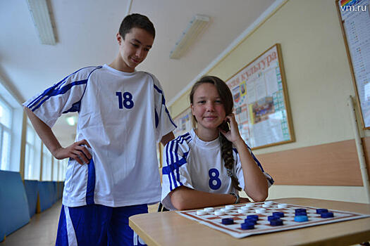 Турнир по русским шашкам состоялся в столичной школе