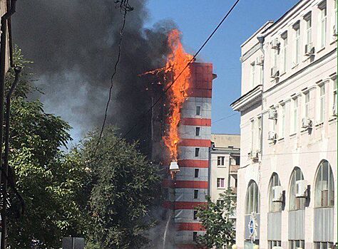 В Ростове после пожара в отеле эвакуировали детсад