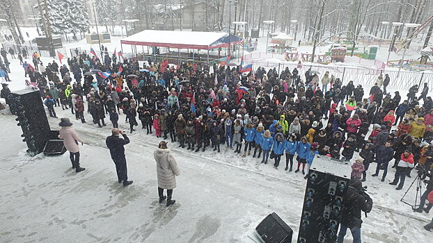 Более тысячи балашихинцев пришли на митинг в поддержку российских олимпийцев