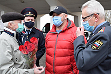 Зеленоградские полицейские встретились с участником ликвидации последствий аварии на Чернобыльской АЭС