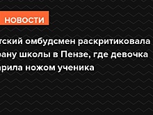 Детский омбудсмен раскритиковала охрану школы в Пензе, где девочка ударила ножом ученика