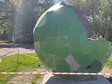 В Перми закончили уже третью реставрацию арт-объекта «Яблоко»