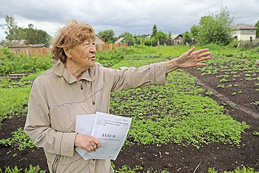 На Урале пенсионерка устроила сражение за землю своего прадеда