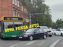 В Пензе случилось ДТП с участием автобуса