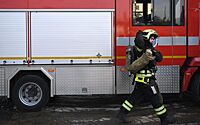 Пожар в московском ресторане попал на видео