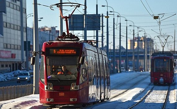 В Казани восстановили движение трамваев №5 и №5а в полном объеме