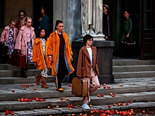 Вместо подиума – декорации «Мосфильма»