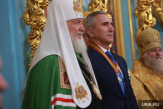 Патриарх Кирилл поблагодарил губернатора Тюменской области Александра Моора за гостеприимство