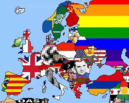 Кто кого раздражает: в Сети появилась необычная карта Европы