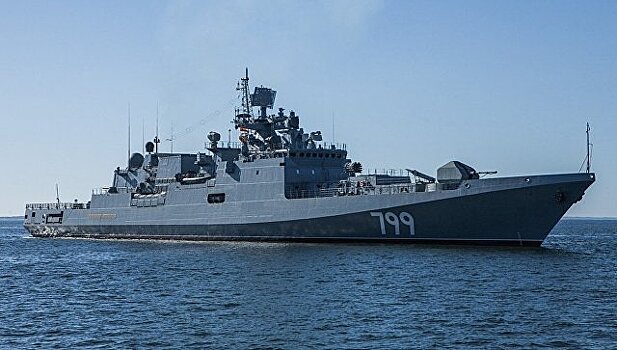 В Севастополь впервые прибыл фрегат "Адмирал Макаров"