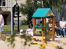По улице Шамиля Усманова в Казани завершают комплексное обновление двора