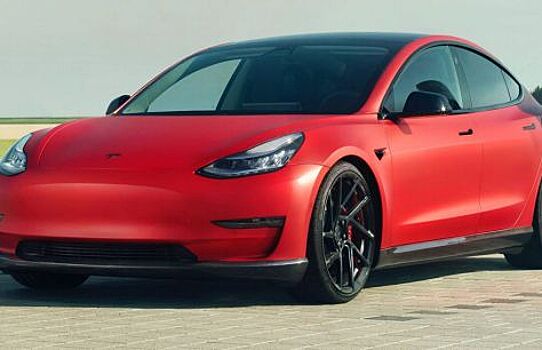 Новый тюнинг-пакет для Tesla Model 3 от компании Novitec