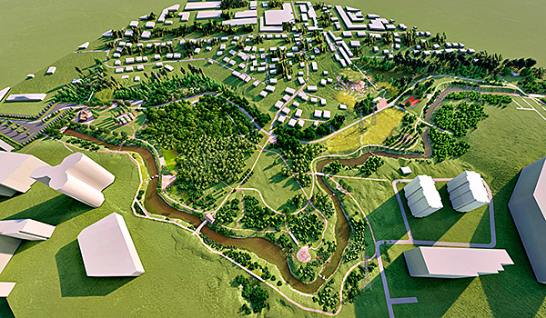 Водно-лесной каркас создадут для Новосибирска французские архитекторы