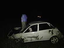 Несовершеннолетняя пострадала при опрокидывании машины на трассе в районе