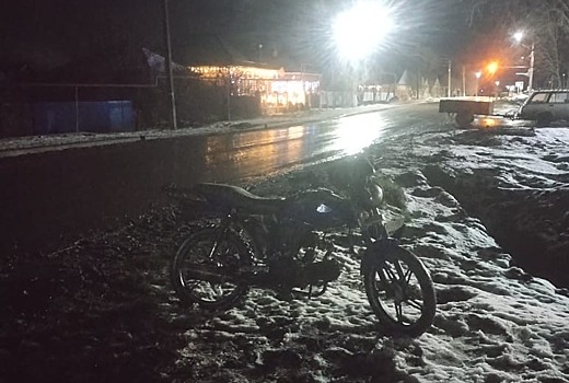 Несовершеннолетний водитель мопеда попал в ДТП в Выселковском районе