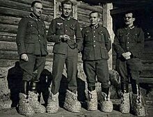 Почему солдаты Гитлера ходили зимой в лаптях