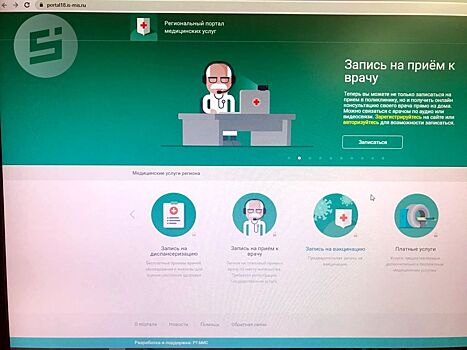 За неделю в четыре раза выросло количество обращений жителей Удмуртии через новый сервис онлайн-записи к врачу
