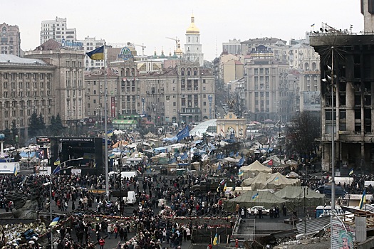 Исполнилось 10 лет Евромайдану в Киеве