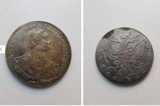В Казани продают монету 1766 года за один млн рублей