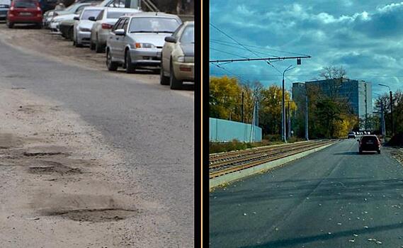 В Курске завершился ремонт дороги на улице 2-й Агрегатной