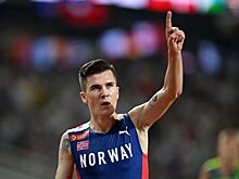 Двукратный олимпийский чемпион Якоб Ингебригтсен занял 34-е место в полумарафоне
