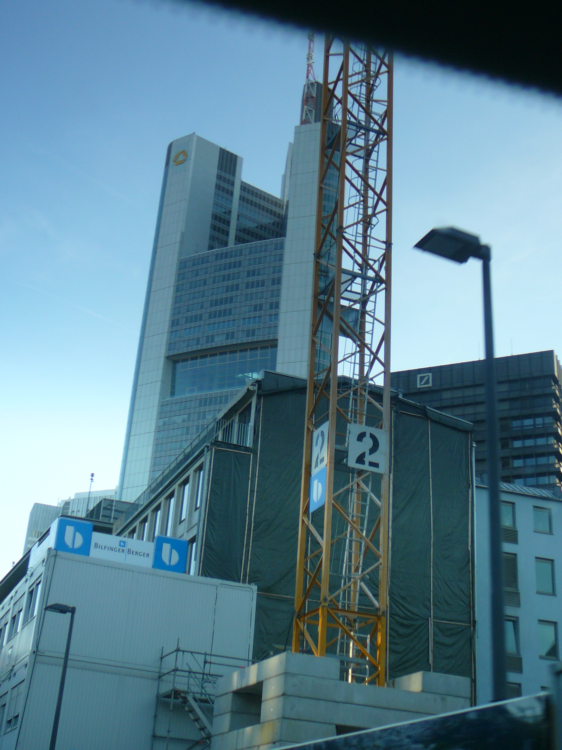 Небоскреб Main Tower, Франкфурт-на-Майне, Земля Гессен, Германия, Европа
