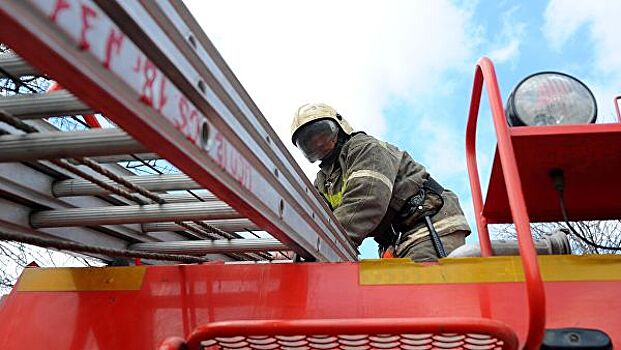 В Ленинградской области во время пожара взорвались газовые баллоны