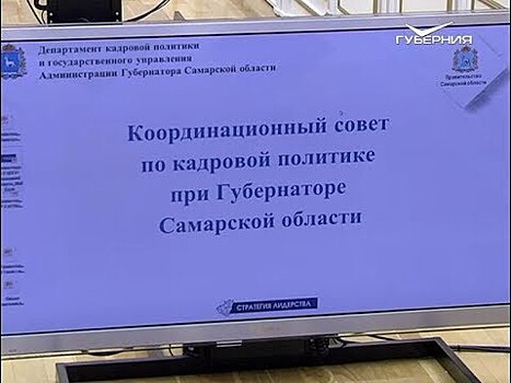 В Самарской области обсудили кадровую политику