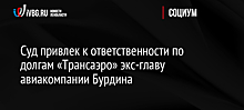 Суд привлек к ответственности по долгам «Трансаэро» экс-главу авиакомпании Бурдина