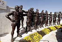 В Ереване торжественно открыта скульптурная группа, посвящённая «Арарату-73»