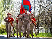 В Мелитополе для ветерана Анны Поповой прошел персональный парад Победы
