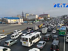 Восьмибалльные пятничные заторы вернулись во Владивосток