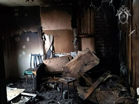 СКР организовал проверку после гибели двух человек при пожаре в Гвардейске (фото)