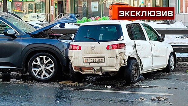 Опубликованы кадры массового ДТП с пострадавшими детьми на северо-западе Москвы