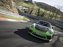 Porsche 911 GT3 RS пролетел буквально по Нюрбургрингу