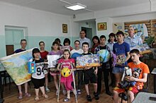 Полицейские Иркутска поздравили воспитанников школы-интерната с Днем защиты детей