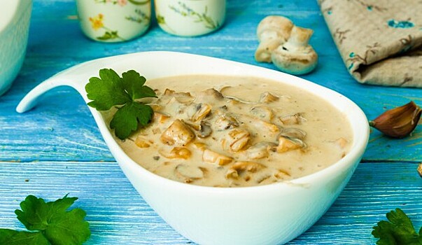 Как приготовить тот самый грибной крем-суп «как в ресторанах»