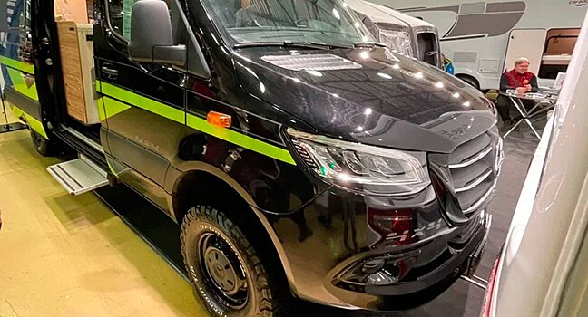 На выставке «Поехали 2021» показали автодом HYMER Grand Canyon S 4х4