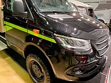На выставке «Поехали 2021» показали автодом HYMER Grand Canyon S 4х4