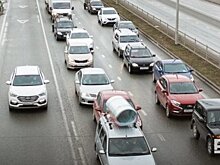 Возле села Сокуры в Татарстане образовалась пробка длиной почти 9 км