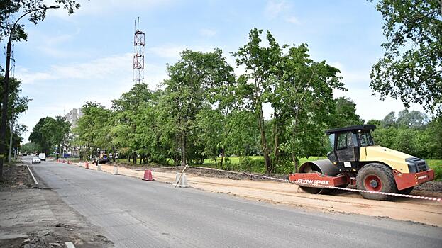 2 тыс. кв. метров тротуара на ул. Гагарина подготовили к асфальтированию в Вологде
